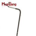 Finned tubular heating elements for forced air heating